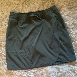 Olive Green Athletic Skirt